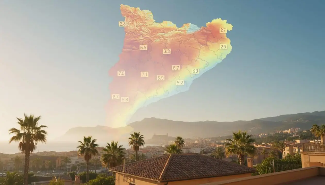  Temperatures ideals fins a 27 graus aquest diumenge a les Terres de l&rsquo;Ebre i Tarragona amb cel clar i ambient c&agrave;lid &mdash; Imagen generada por IA 