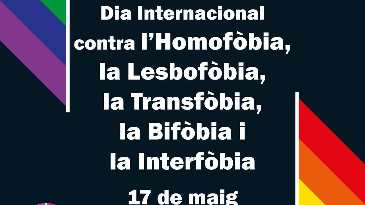  Participants de Tortosa celebrant el Dia Internacional contra l&rsquo;LGBTI-f&ograve;bia 2026 amb suport i respecte a la diversitat &mdash; Imagen de la Fuente 