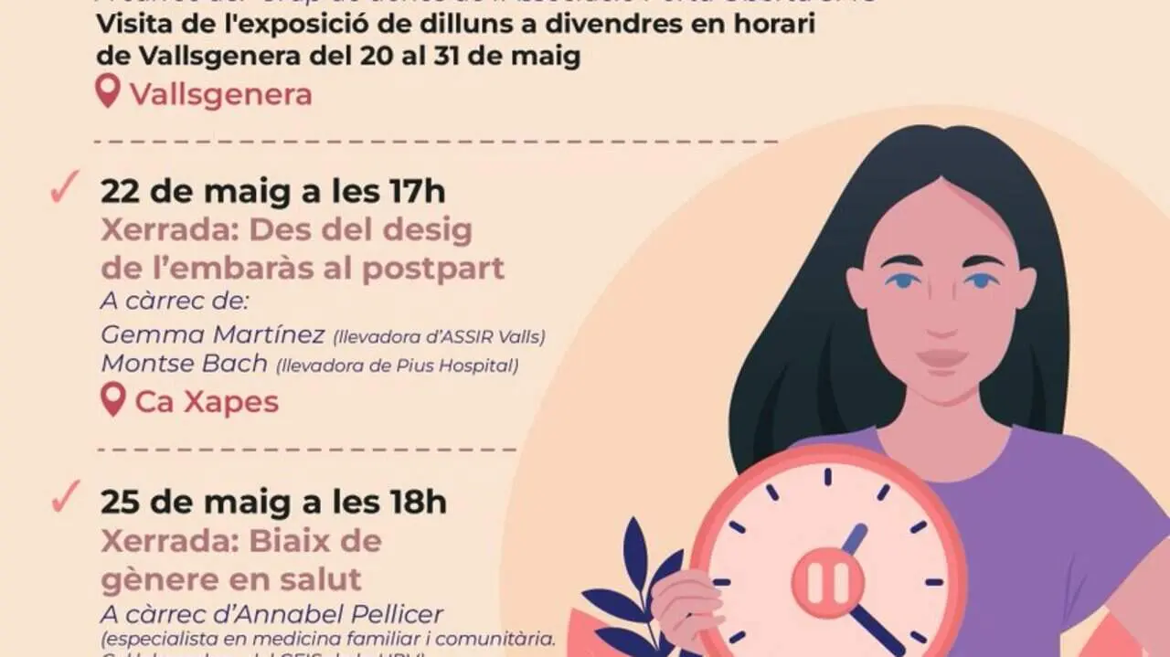  Ajuntament de Valls celebra per primera vegada el Dia Internacional d&rsquo;Acci&oacute; per la Salut de les Dones amb xerrades obertes a tothom &mdash; Imagen de la Fuente 
