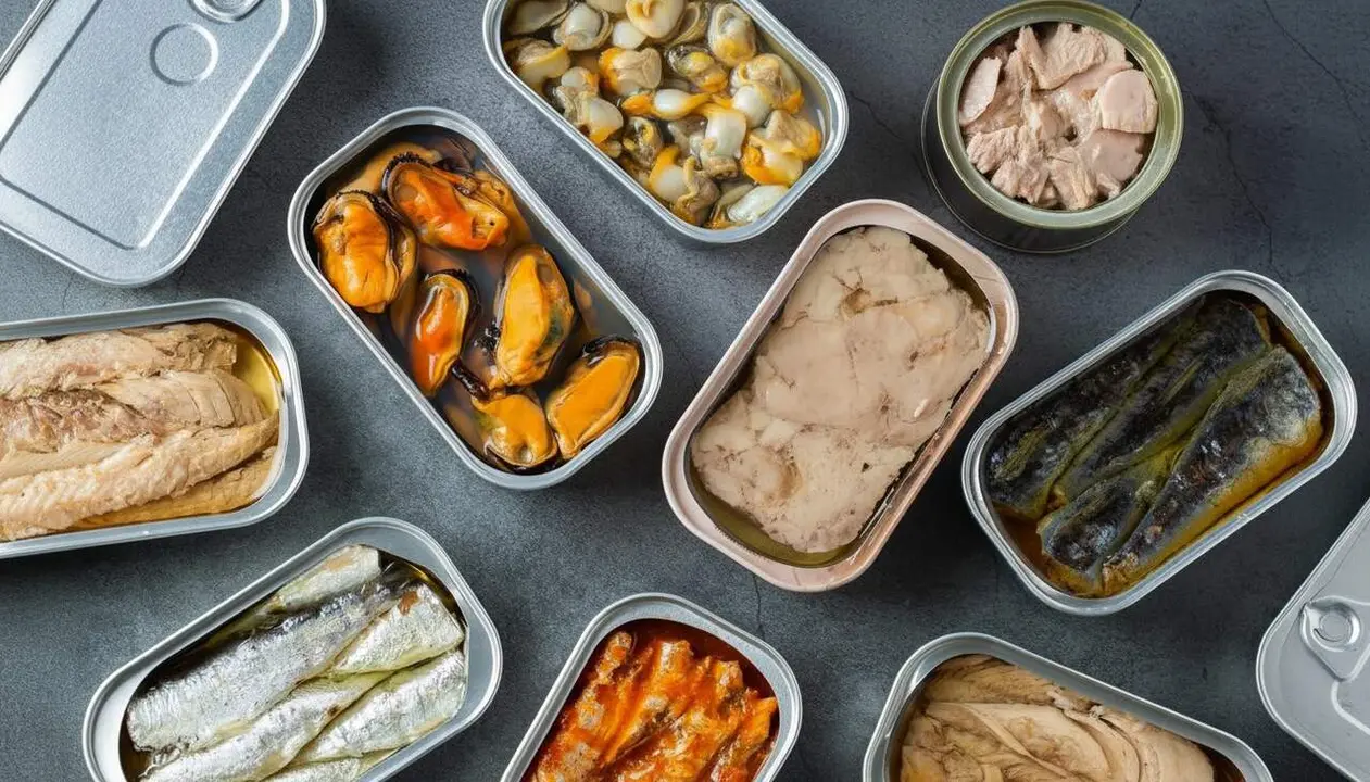  Llaunes de sardines i marisc amb nova qualitat aliment&agrave;ria a partir del 2026, canvis i afectacions per als consumidors &mdash; Imagen generada por IA 