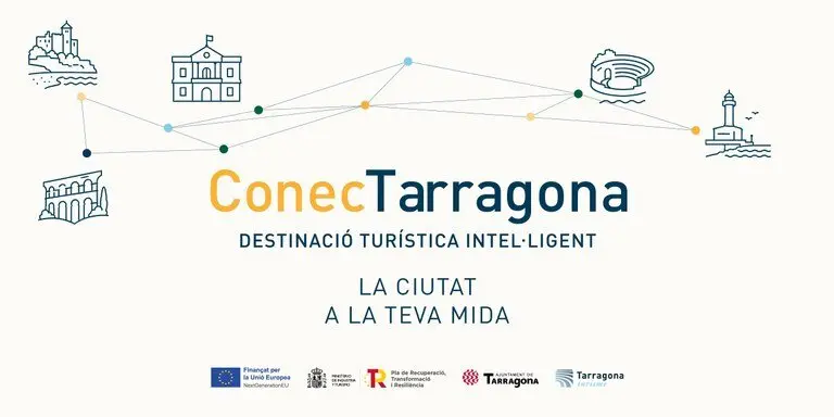 Vista panor&agrave;mica de Tarragona amb les noves webs i la imatge renovada per a la destinaci&oacute; intel&middot;ligent &mdash; Imagen de la Fuente