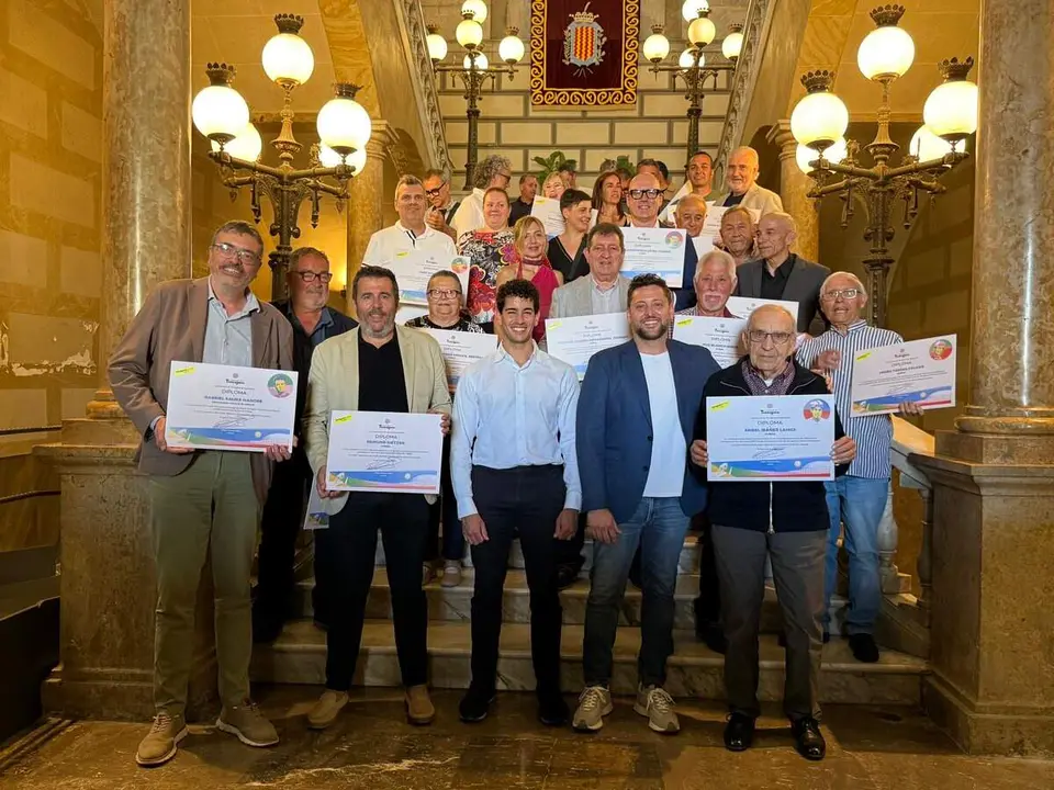  Vista panor&agrave;mica de l'exposici&oacute; que celebra el ciclisme hist&ograve;ric al Camp de Tarragona i Terres de l'Ebre amb bicicletes i mem &mdash; Imagen de la Fuente 