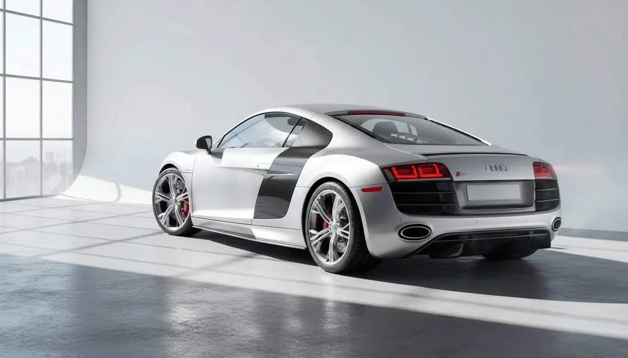  Audi R8 V12 TDI superesportiu di&egrave;sel emblem&agrave;tic que va revolucionar el sector de l&rsquo;automoci&oacute; als anys 2000 &mdash; Imagen generada por IA 