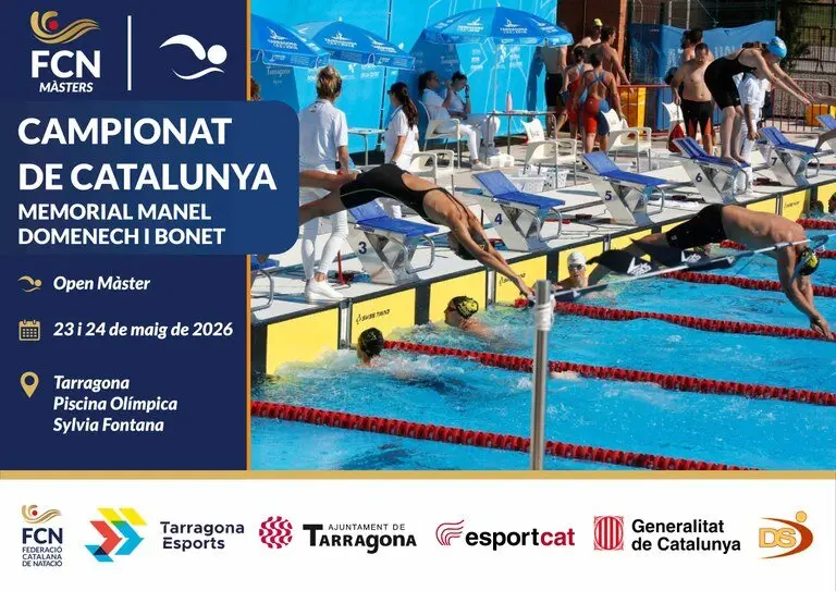  Nataci&oacute; M&agrave;sters a Tarragona amb el Campionat de Catalunya a la piscina Sylvia Fontana de l&rsquo;Anella Mediterr&agrave;nia &mdash; Imagen de la Fuente 