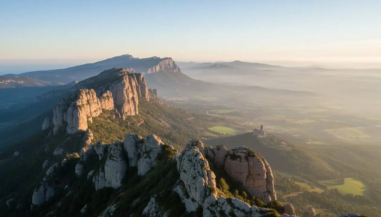  Temperatures suaus al mat&iacute; i contrastos sorprenents entre el Pirineu i Tarragona aquest dissabte davant del territori catal&agrave; &mdash; Imagen generada por IA 