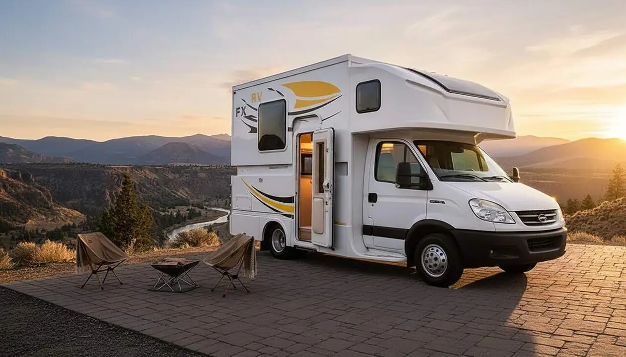 Autocaravana xinesa innovadora que es converteix en un d&uacute;plex c&ograve;mode i funcional sobre rodes per viatjar &mdash; Imagen generada por IA