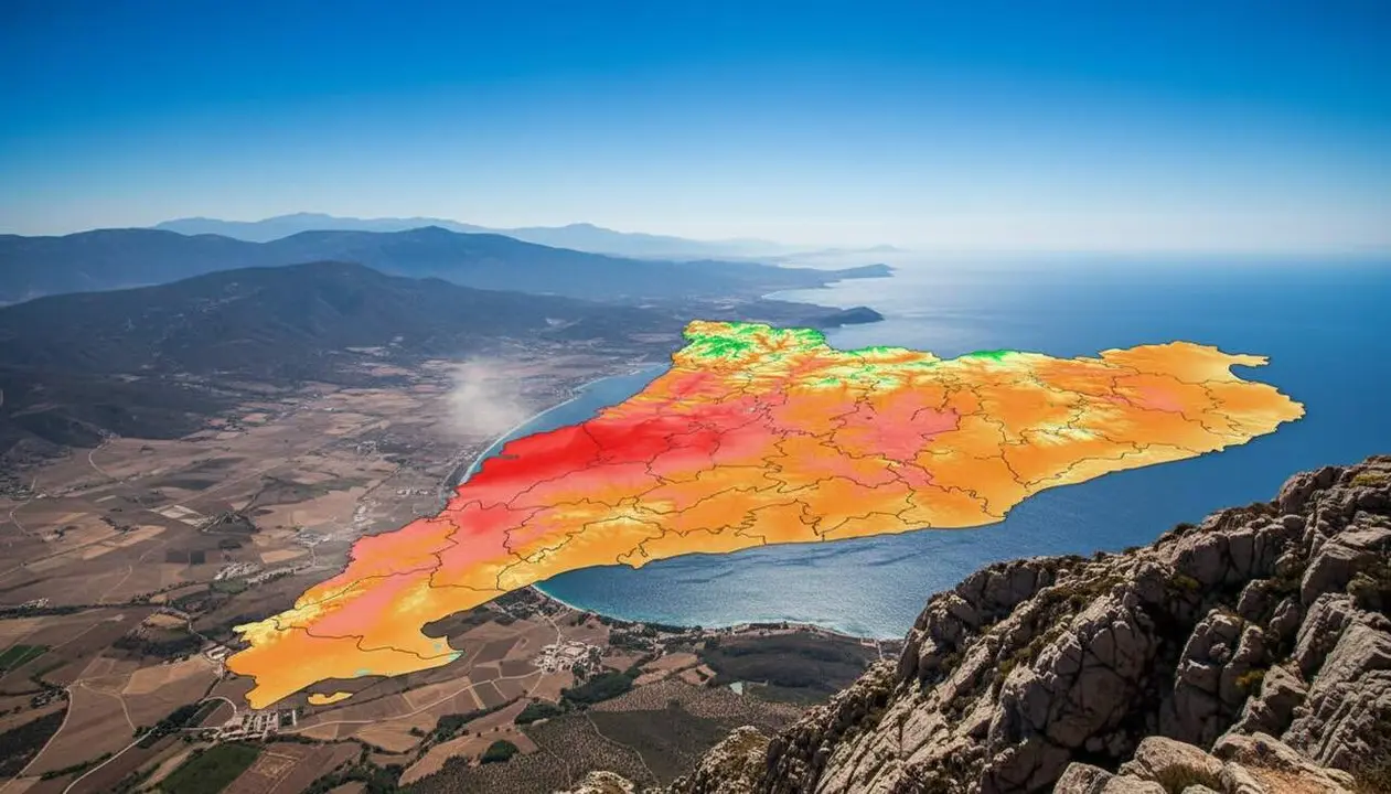  Temperatures extremes a Tarragona amb puntes de 35 graus aquest diumenge a Ponent i interior &mdash; Imagen generada por IA 