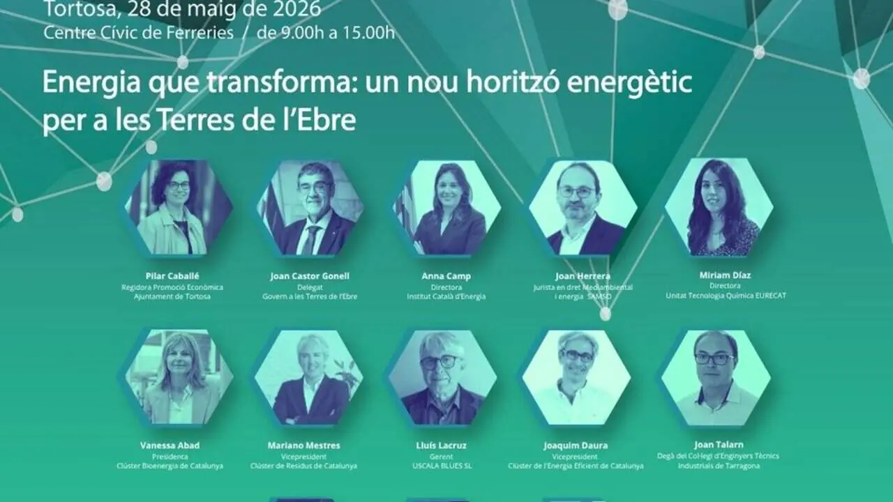 VI F&ograve;rum Econ&ograve;mic de les Terres de l&rsquo;Ebre 2026 celebrant un nou horitz&oacute; energ&egrave;tic sostenible i innovador &mdash; Imagen de la Fuente