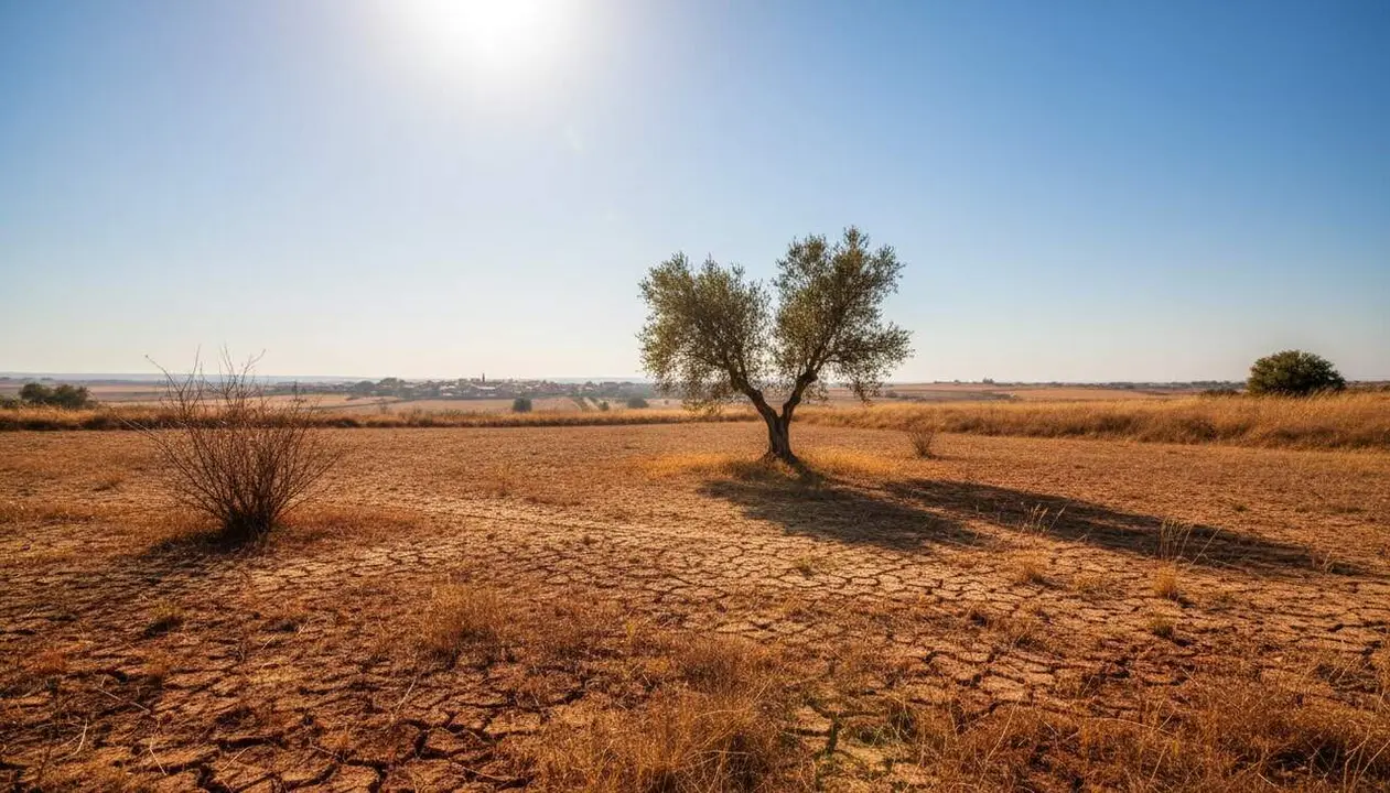  Mapa d&rsquo;anomalies clim&agrave;tiques indicant un ambient m&eacute;s c&agrave;lid i sec a Tarragona durant el mes de juny &mdash; Imagen generada por IA 
