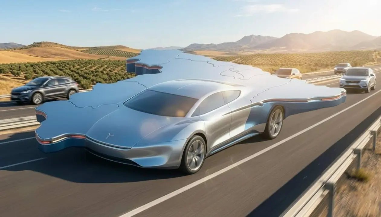  F&agrave;briques i llan&ccedil;aments de cotxes nous impulsen Espanya com a possible Detroit europeu del sector automobil&iacute;stic &mdash; Imagen generada por IA 