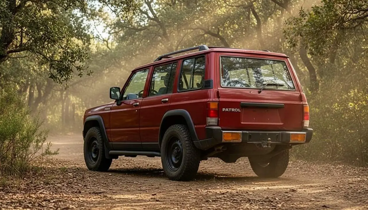 Nissan Patrol assequible i cl&agrave;ssic que vol competir amb el Toyota Land Cruiser en el mercat europeu de 4x4 robustos &mdash; Imagen generada por IA