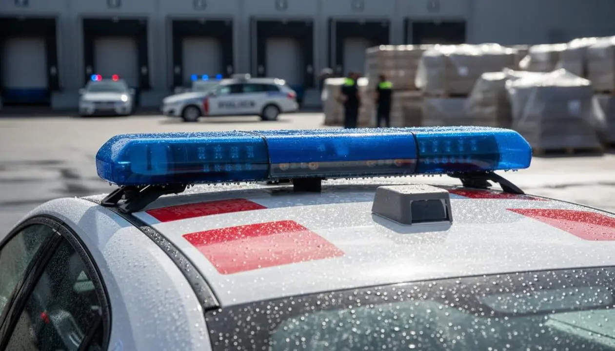 Desmantellament d&rsquo;un centre log&iacute;stic a Ulldecona amb decom&iacute;s de 9 tones d&rsquo;haixix i detencions policials &mdash; Imagen generada por IA