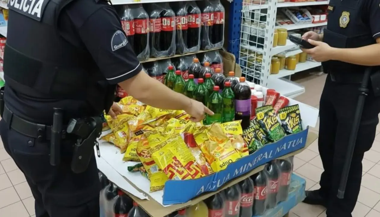  Supermercat a L'Hospitalet denunciat per vendre menjar caducat i no mostrar preus dels productes de forma clara &mdash; Imagen generada por IA 