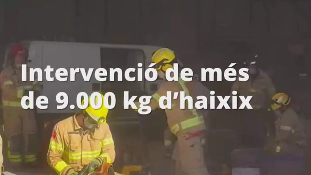  Desmantellament d&rsquo;un gran centre log&iacute;stic d&rsquo;haixix a Catalunya amb m&eacute;s de 9 tones amagades en caixes met&agrave;l&middot;liques &mdash; Imagen de la Fuente 