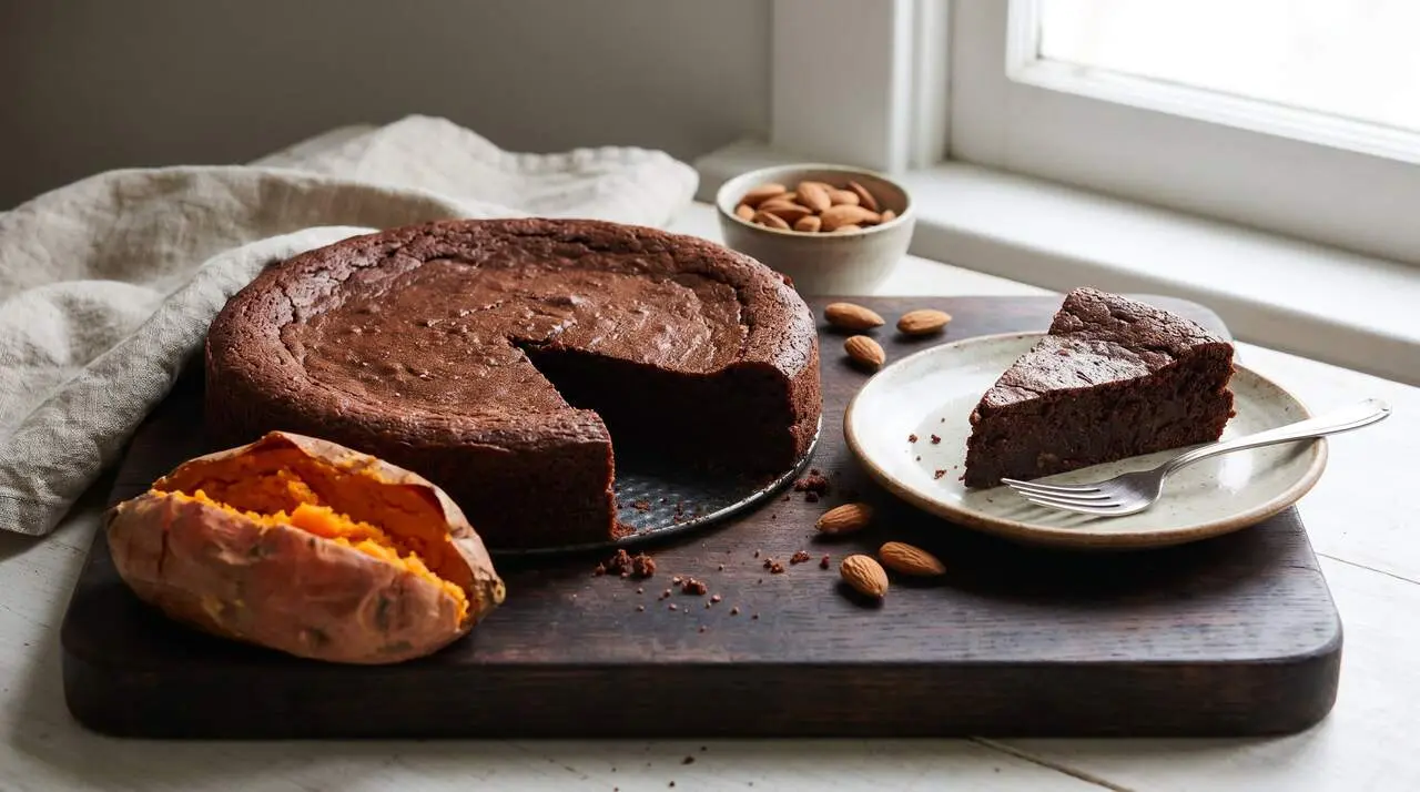  Panqu&eacute; de xocolata i ametlles saludable fet sense farina ni forn amb recepta casolana f&agrave;cil i deliciosa &mdash; Imagen generada por IA 