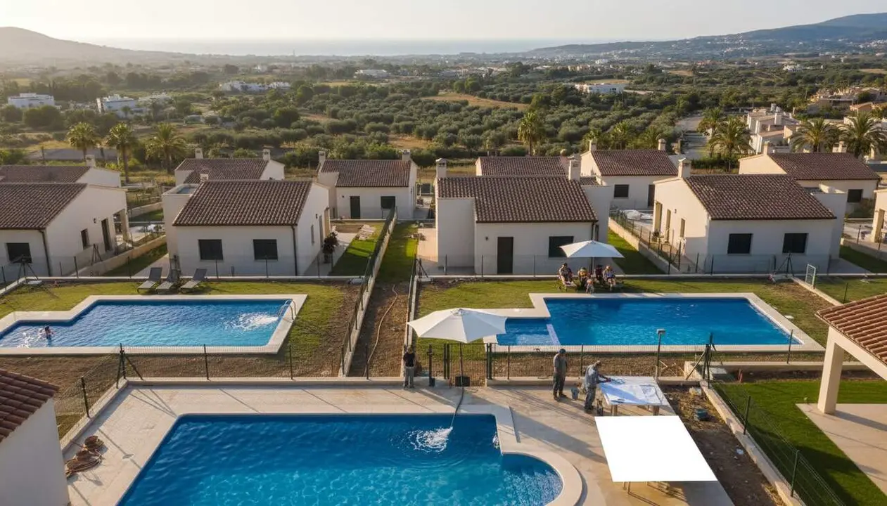 Construcci&oacute; de piscines privades al Camp de Tarragona creix un 70% el 2026 amb tend&egrave;ncies i avantatges destacats &mdash; Imagen generada por IA