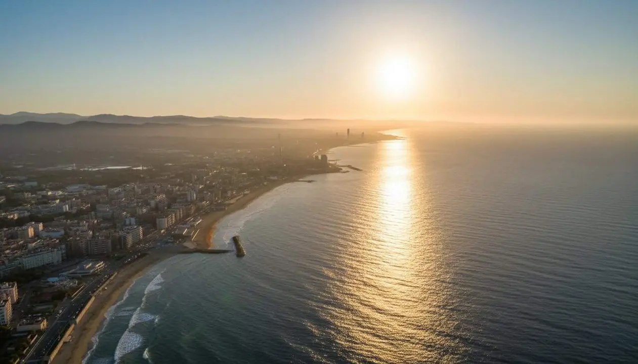  Temperatures r&egrave;cord a Tarragona amb m&eacute;s de 25 &ordm;C al mat&iacute; i previsi&oacute; de 36 &ordm;C de m&agrave;xima avui &mdash; Imagen generada por IA 