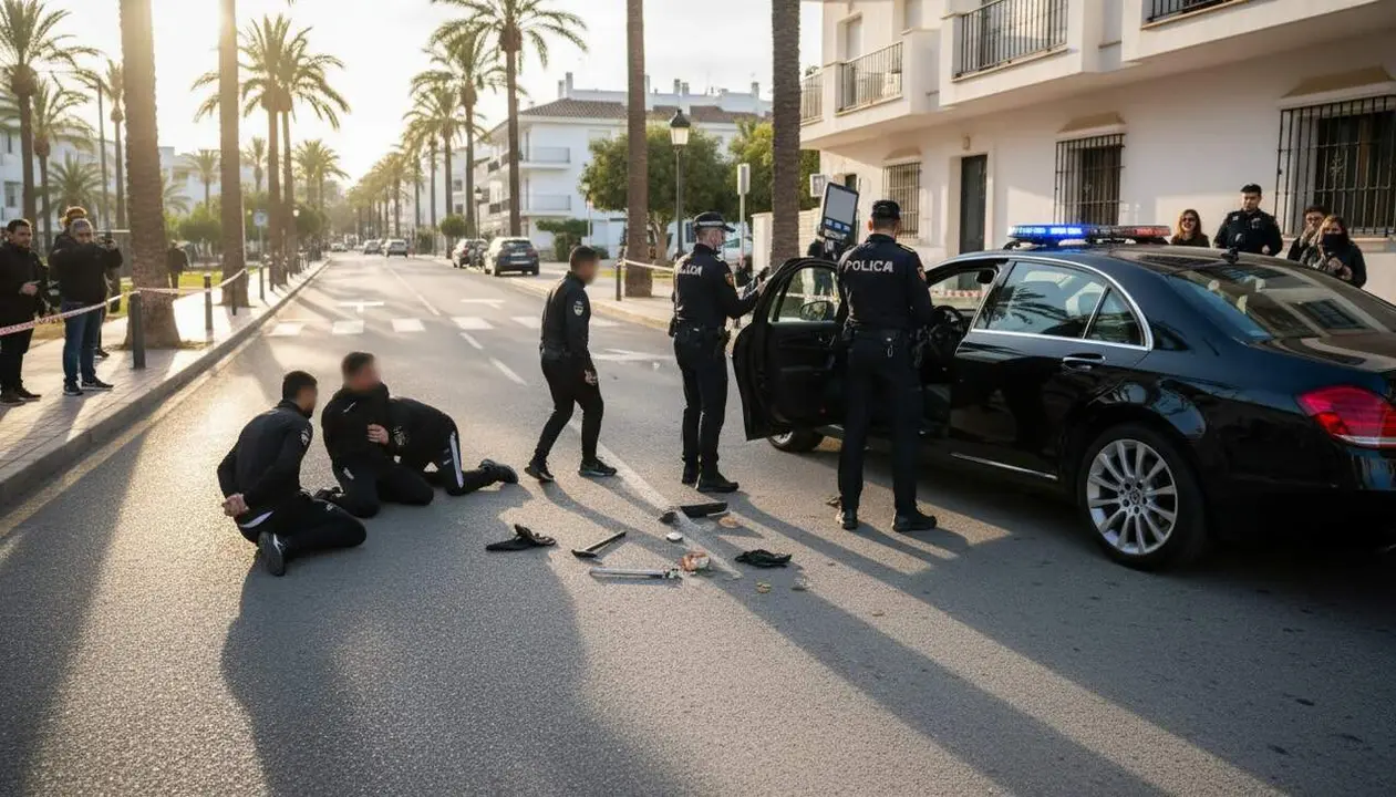  Detinguts a Cambrils per robatori amb for&ccedil;a utilitzant un inhibidor de senyal per evitar alarmes &mdash; Imagen generada por IA 