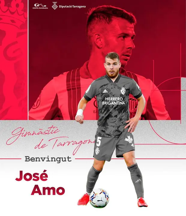  Jos&eacute; Amo s&rsquo;incorpora al N&agrave;stic de Tarragona aportant experi&egrave;ncia i lideratge en defensa per a dues temporades &mdash; Imagen de la Fuente 