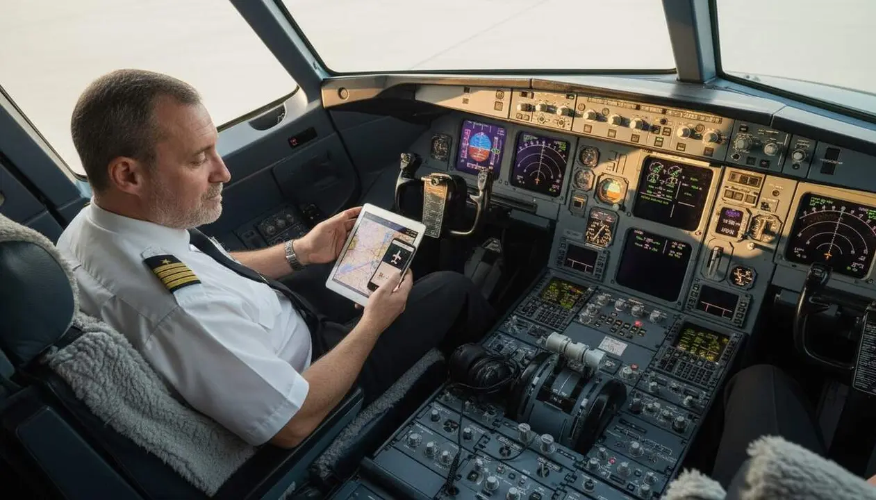  Passatgers activant el mode avi&oacute; en un vol Iberia per garantir la seguretat i evitar interfer&egrave;ncies electr&ograve;niques a l&rsquo;avi&oacute; &mdash; Imagen generada por IA 