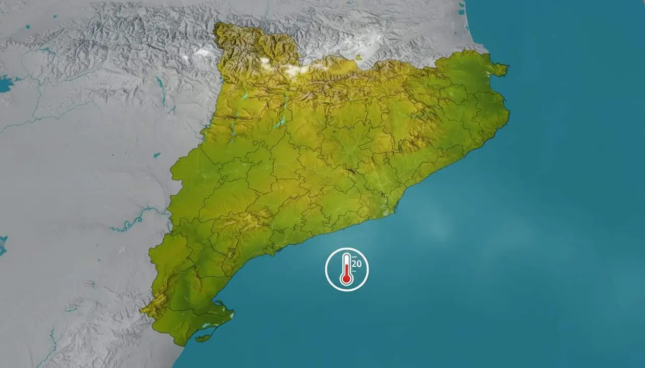  Tarragona aquest dissabte amb temperatures suaus per sobre dels 20 graus al litoral i zones interiors en jornades d&rsquo;estiu &mdash; Imagen generada por IA 