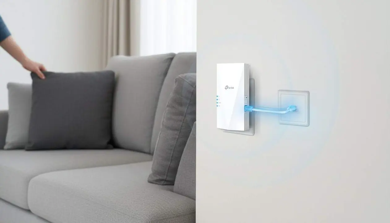  Amplificador WiFi TP-Link RE700X per a una connexi&oacute; sense filtres i millora la cobertura a casa teva &mdash; Imagen generada por IA 