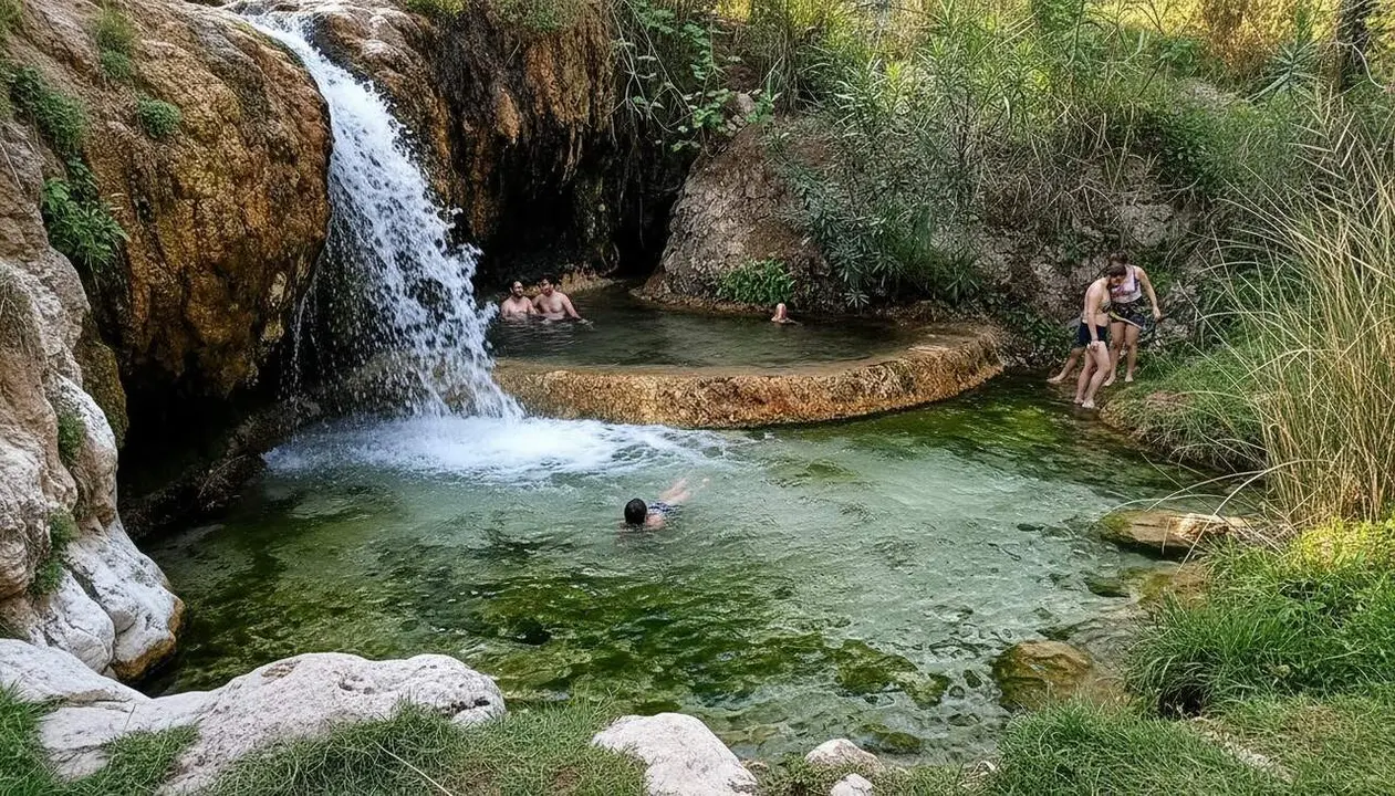  Els millors racons termals amagats a Granada a menys de dues hores de M&agrave;laga per relaxar-se i gaudir &mdash; Imagen generada por IA 