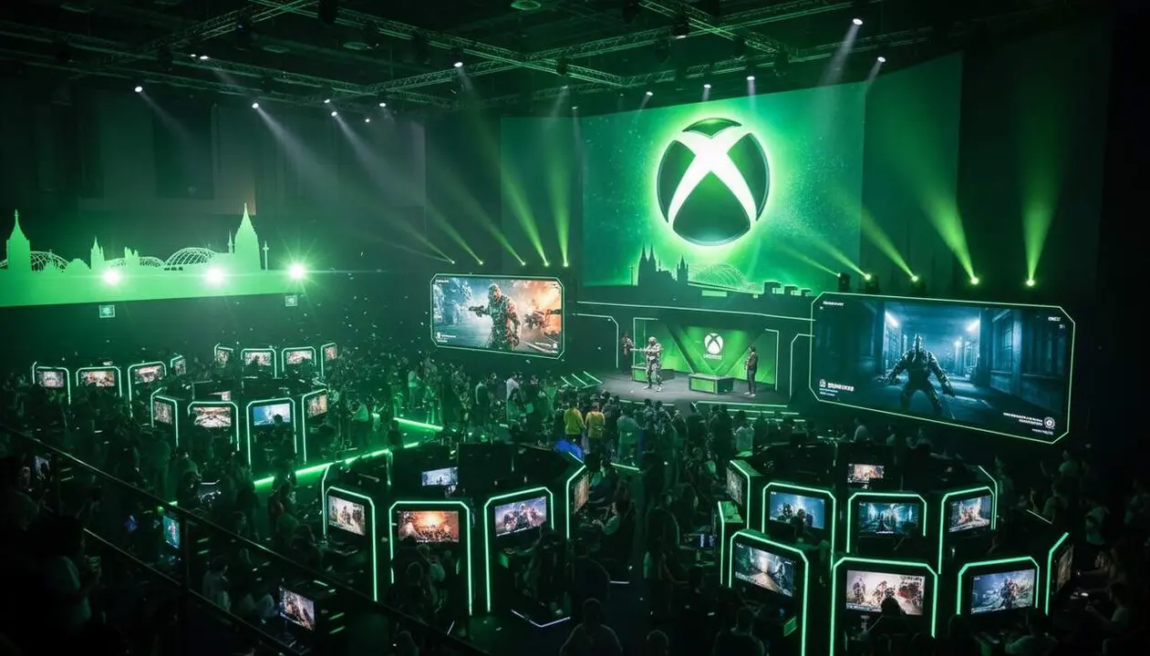  Xbox mostra 25 jocs a la gamescom 2026 amb demos exclusives d'Alien Isolation 2 i Gears of War E-Day &mdash; Imagen generada por IA 