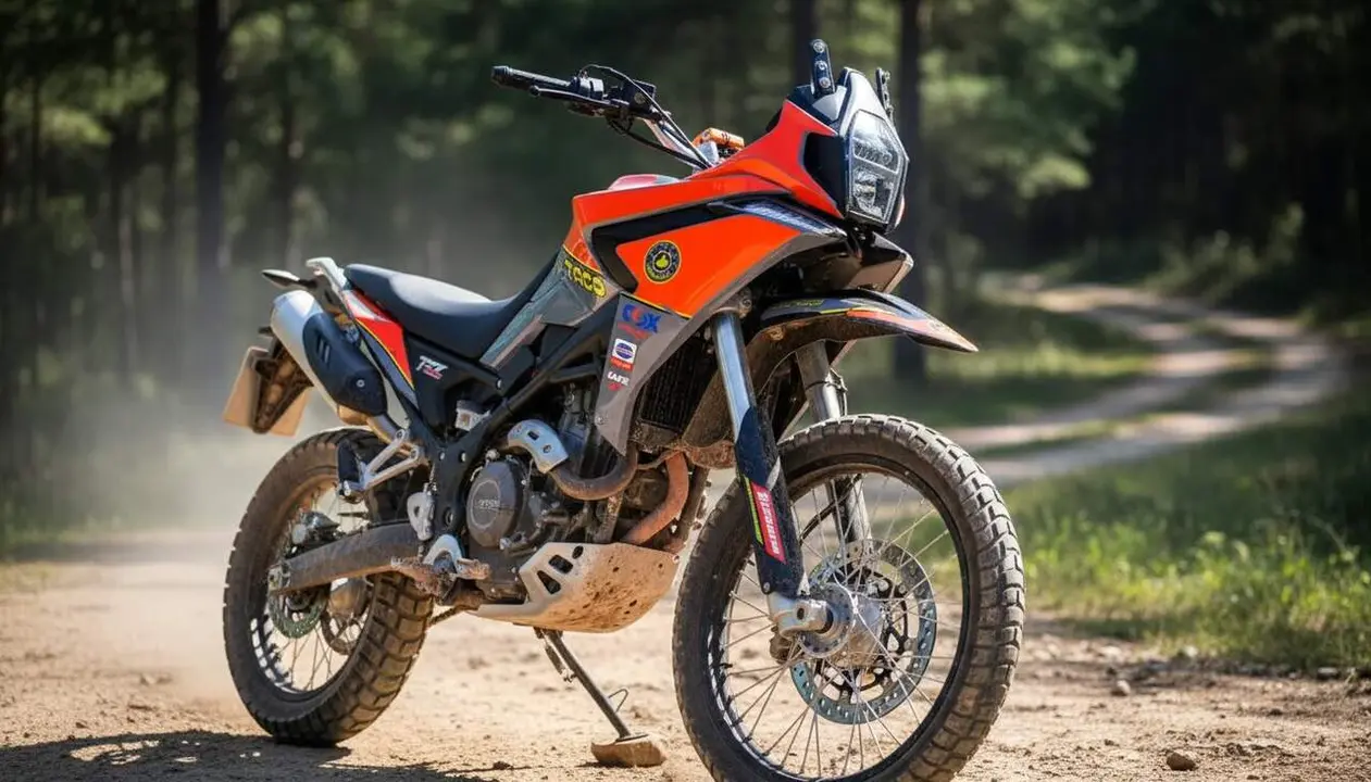  Motocicleta trail Bultaco 2026 amb disseny innovador i detalls sorprenents en el seu retorn esperat &mdash; Imagen generada por IA 