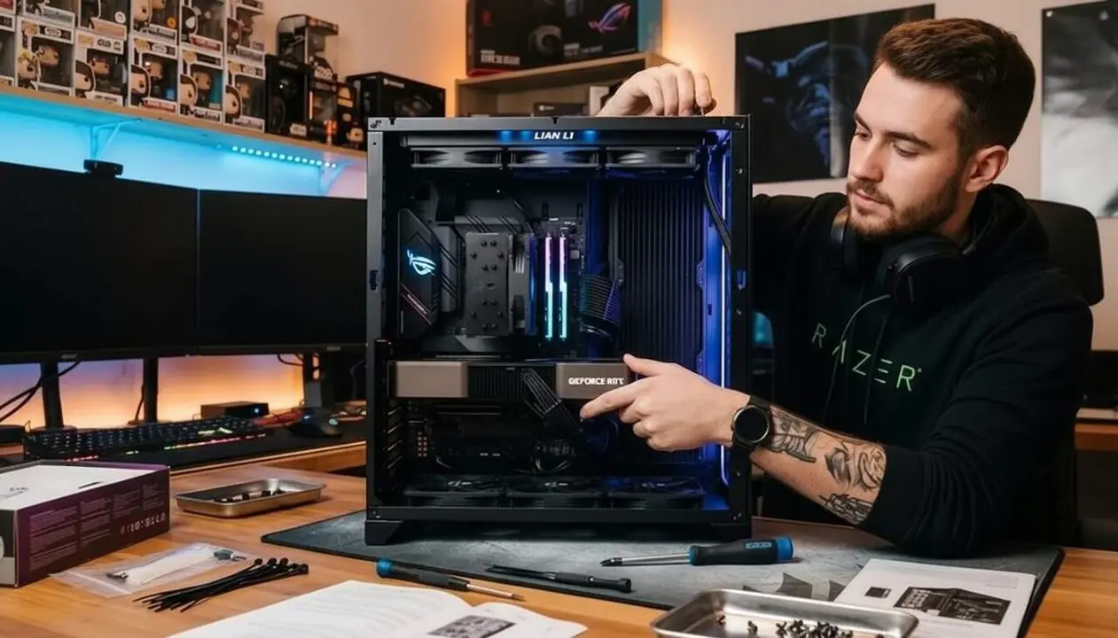  Targeta gr&agrave;fica Nvidia RTX 5070 amb rendiment avan&ccedil;at i popularitat creixent entre jugadors de PC a Steam &mdash; Imagen generada por IA 
