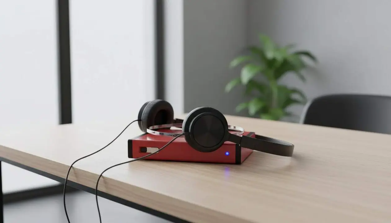  Reproductor de casete port&agrave;til d'Energy Sistem amb Bluetooth i bateria recarregable per a un so retro modern &mdash; Imagen generada por IA 