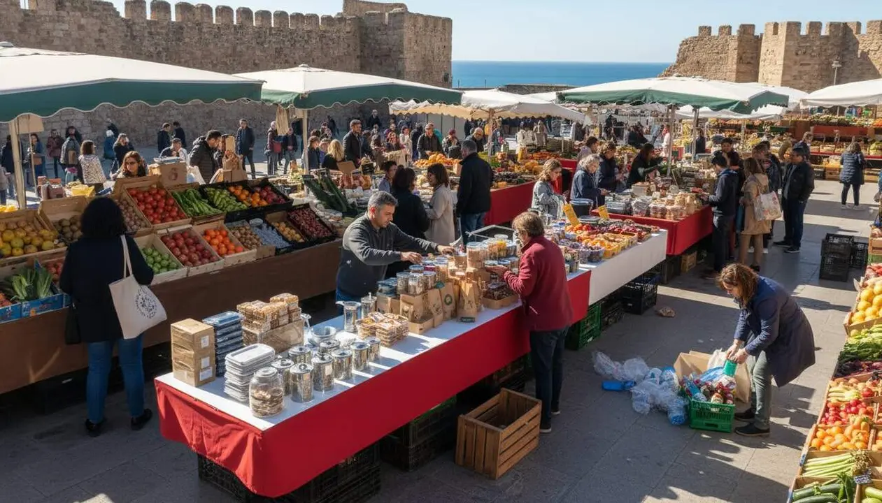  La Uni&oacute; Europea prohibeix els envasos monodosi de pl&agrave;stic d&rsquo;un sol &uacute;s a Tarragona a partir del 2030 amb noves restriccions als PFAS &mdash; Imagen generada por IA 