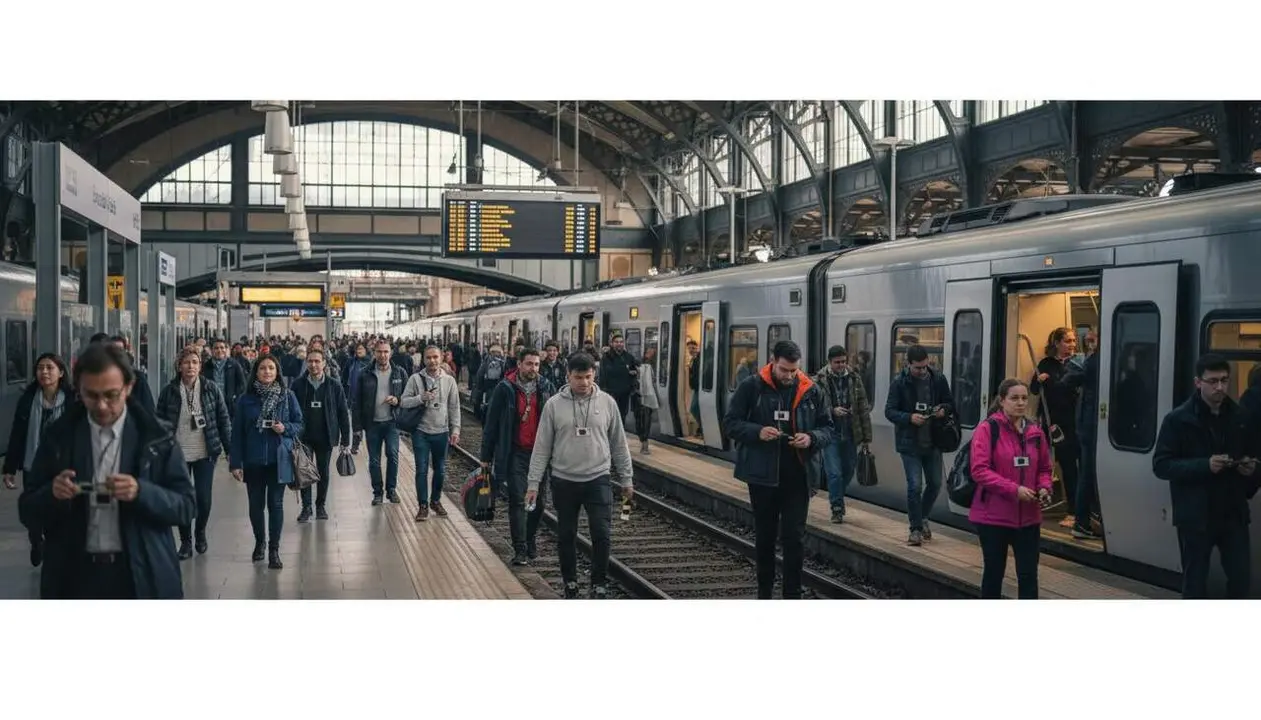  Manel Nadal reconeix el col-lapse a Rodalies durant l'eclipsi i critica la comunicaci&oacute; del Govern com a inadequada - Imagen generada por IA 