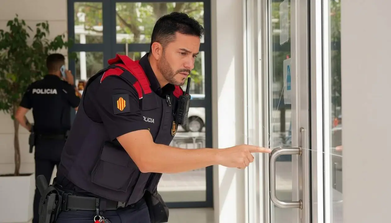  Lladres utilitzen fils transparents a les portes per comprovar si est&agrave;s a casa segons la Gu&agrave;rdia Civil - Imagen generada por IA 