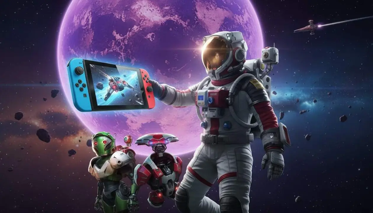 Acc&eacute;s gratu&iuml;t a No Man's Sky durant 7 dies per a subscriptors de Nintendo Switch Online amb prova exclusiva i versi&oacute; optimitzada &mdash; Imagen generada por IA
