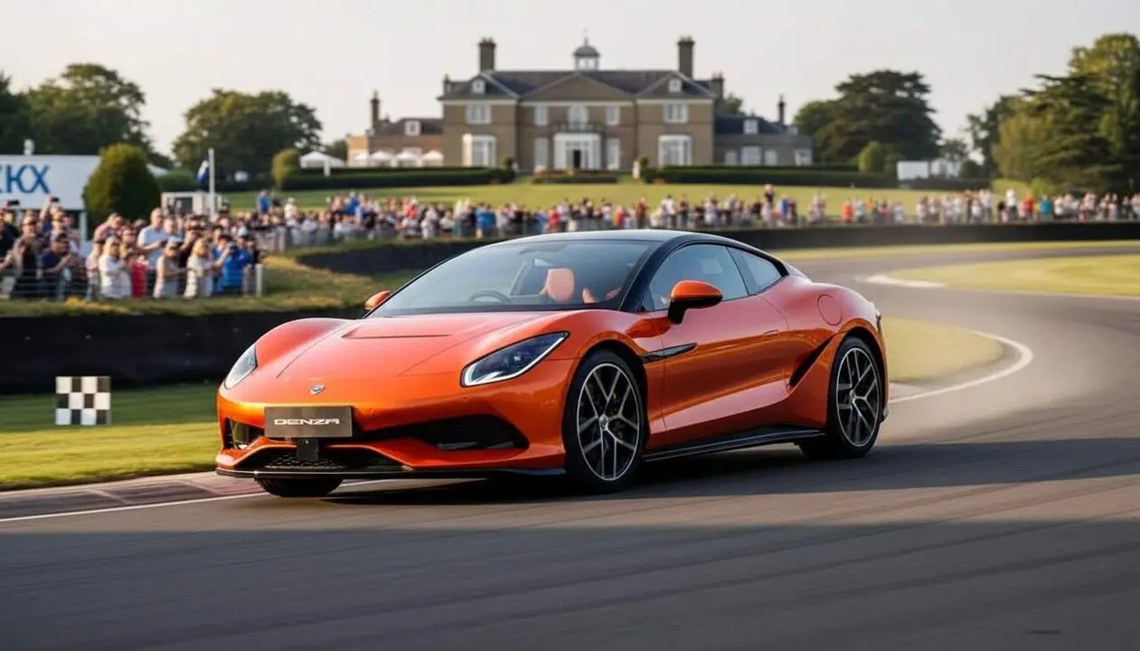  BYD Denza Z al Festival de Goodwood amb 1.604 CV i preus al Regne Unit que desafien Porsche en superesportius el&egrave;ctrics - Imagen generada por IA 