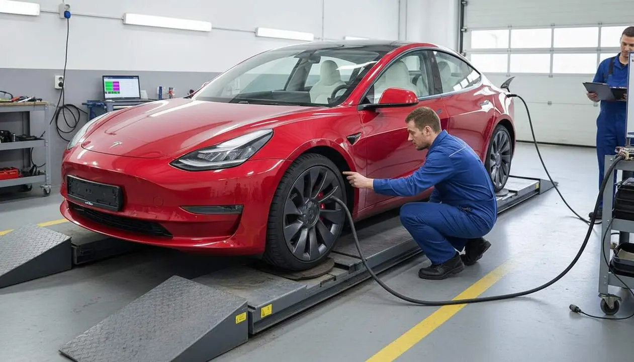 Tesla Model 3 amb quilometratge extrem que desafia les expectatives sobre la durada de la bateria i autonomia real &mdash; Imagen generada por IA