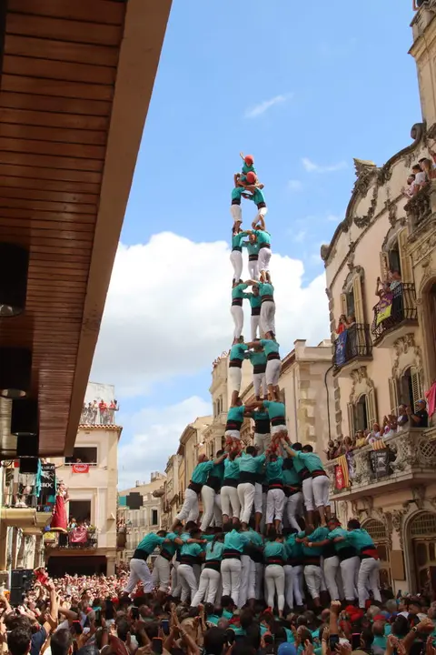3d10fm dels Castellers de Vilafranca en primera ronda de la diada de l'Arbo&ccedil;
Font: Eloi Tost / Agencia Catalana de Noticies