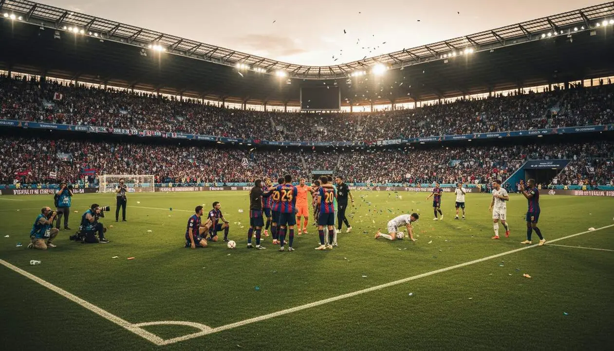  Resultats clau i moments destacats de la jornada a la Liga de futbol professional - Imagen generada por IA 
