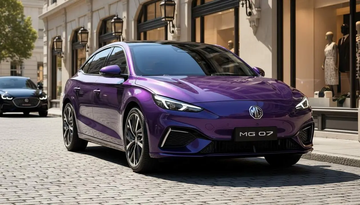MG 07 a la Xina amb preu final sorprenent i autonomia destacada en una berlina gran i ben equipada &mdash; Imagen generada por IA