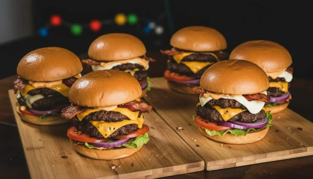  Paquet de 6 smash burguers de Mercadona per menys de 6 euros, ideal per un sopar f&agrave;cil i gust&oacute;s - Imagen generada por IA 