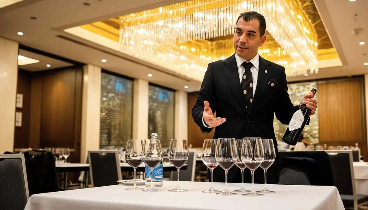  Jeremy Holden, el primer Master Sommelier espanyol, comparte la seva passi&oacute; pel vi de manera natural i amb servei professional - Imagen generada por IA 