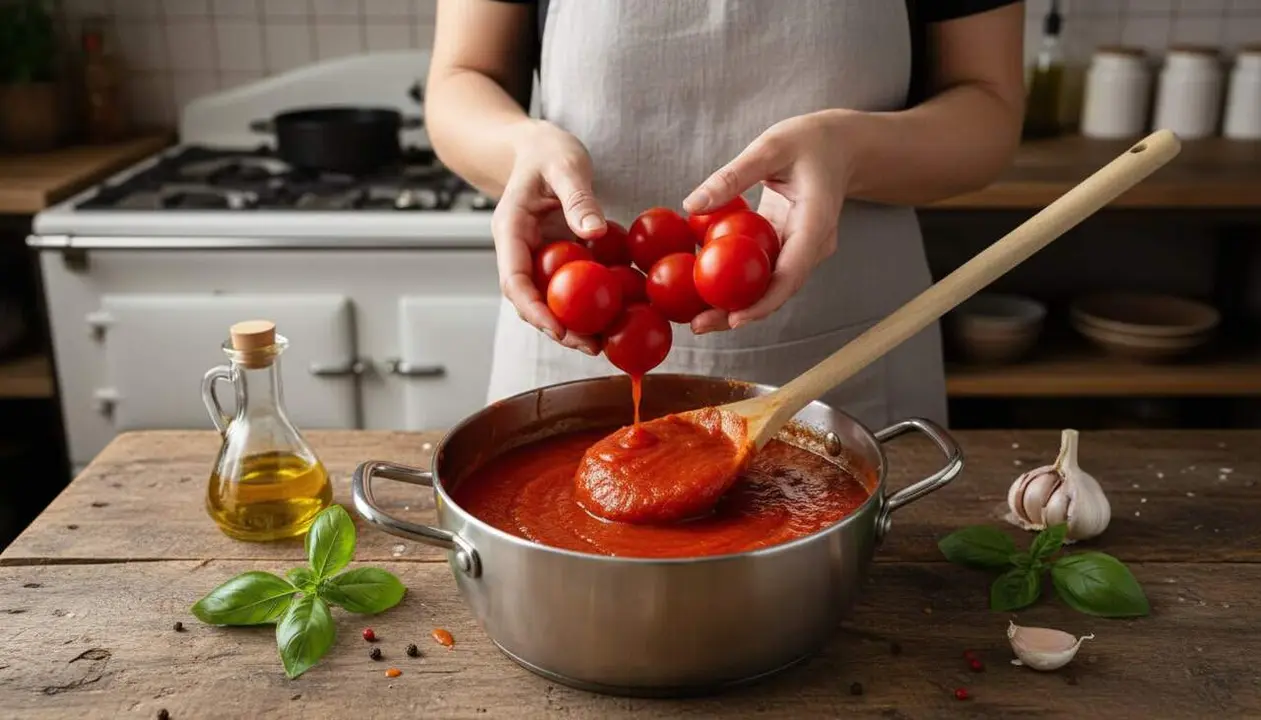  Bol de salsa de tom&agrave;quet casolana fresca preparada amb ingredients naturals per a receptes f&agrave;cils i delicioses - Imagen generada por IA 