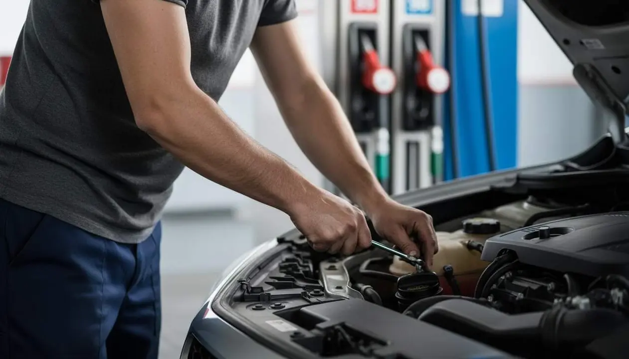  Consells de mec&agrave;nic sobre per qu&egrave; conv&eacute; utilitzar gasolina 98 en viatges llargs i no gasolina 95 habitual - Imagen generada por IA 