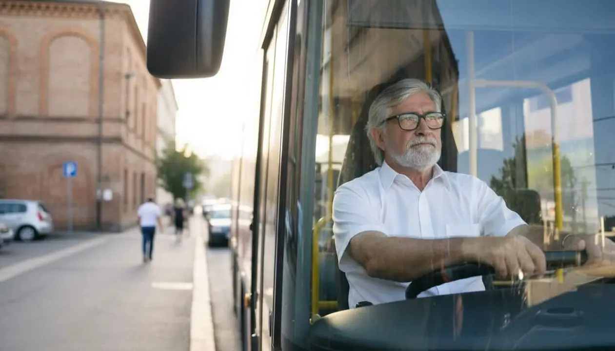  Conductor d'autob&uacute;s rep pensi&oacute; del 100% per incapacitat absoluta per deteriorament psiqui&agrave;tric segons sent&egrave;ncia del TSJ de Catalunya - Imagen generada por IA 