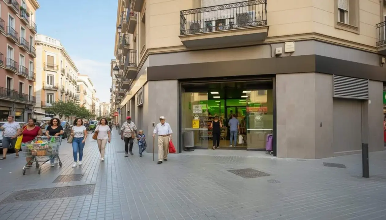  Horari de tancament avan&ccedil;at a 320 botigues tur&iacute;stiques de Mercadona aquest setembre per adaptaci&oacute; estiuenca - Imagen generada por IA 