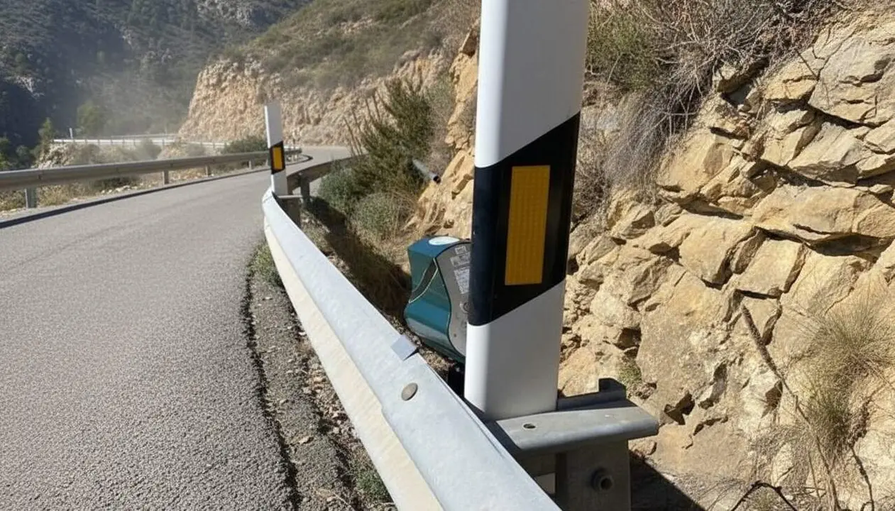  Radars Velol&agrave;ser indetectables de la DGT instal-lats en 5 ubicacions amb tecnologia l&agrave;ser i connexi&oacute; 4G per controlar velocitats - Imagen generada por IA 