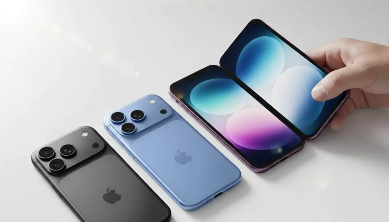  Apple presentar&agrave; l'iPhone 18 Pro, Pro Max i el seu primer plegable el 9 de setembre - Imagen generada por IA 