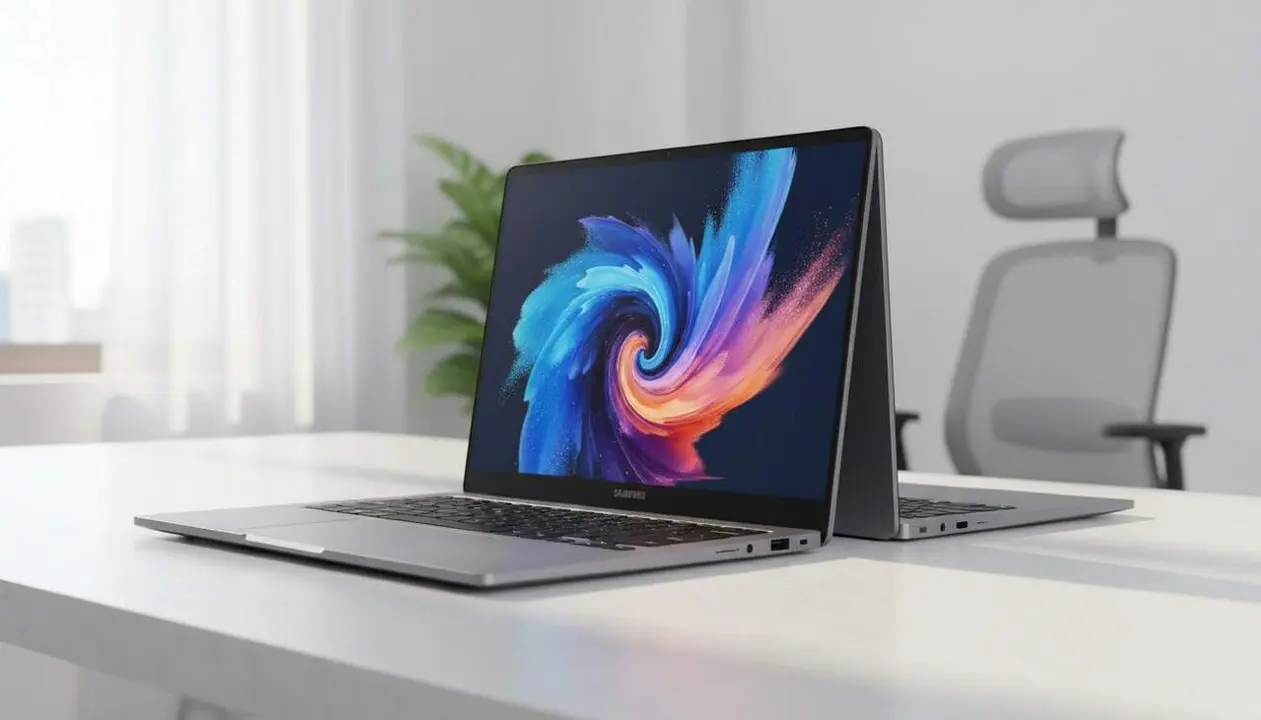  Samsung Galaxy Book6 de 14 polzades amb 25 hores d'autonomia i preu des de 849 euros - Imagen generada por IA 