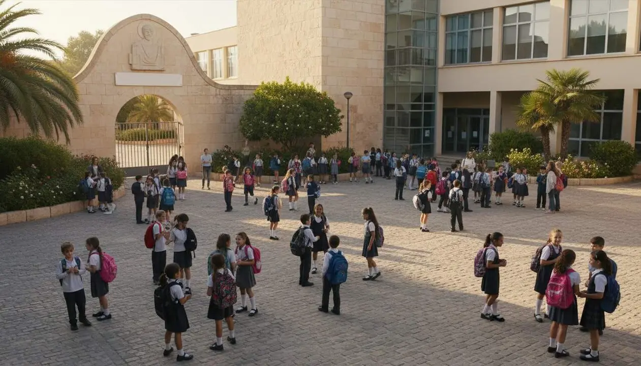  Inici del curs escolar a Tarragona amb 128.693 alumnes i Sant Pau Ap&ograve;stol sense vaga docent - Imagen generada por IA 